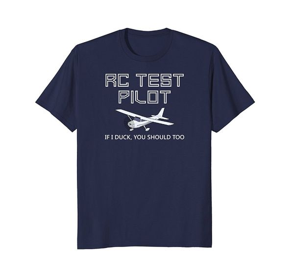 

sport new 2019 men's casual letter printed rc plane test pilot funny radio control hobby t-shirt funny tee shirts