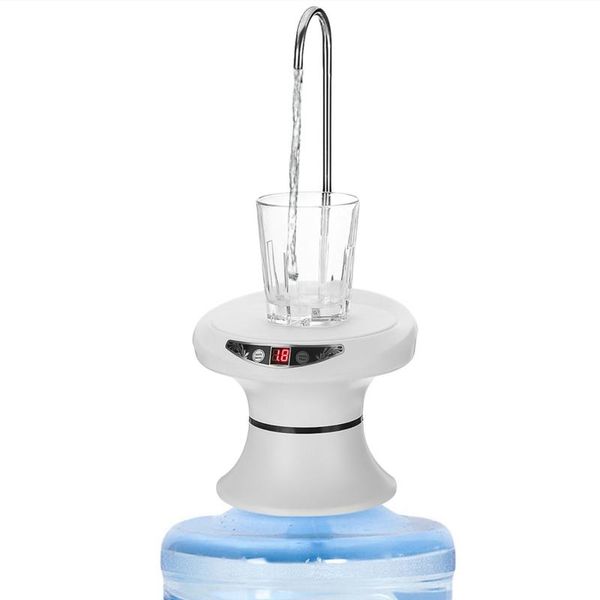 

automatic electric water dispenser 5 gears capacity selection wireless automatic water pump bucket bottle dispenser usb recharge