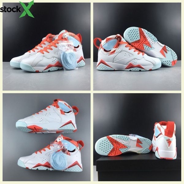 

7s z mist qriginal ladies stitching sneakers mens chicago coach training jordon basketball shoes sports shoelace box, Black