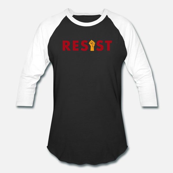 

resist fist t shirt men fit 100% cotton round collar male fit breathable spring vintage shirt