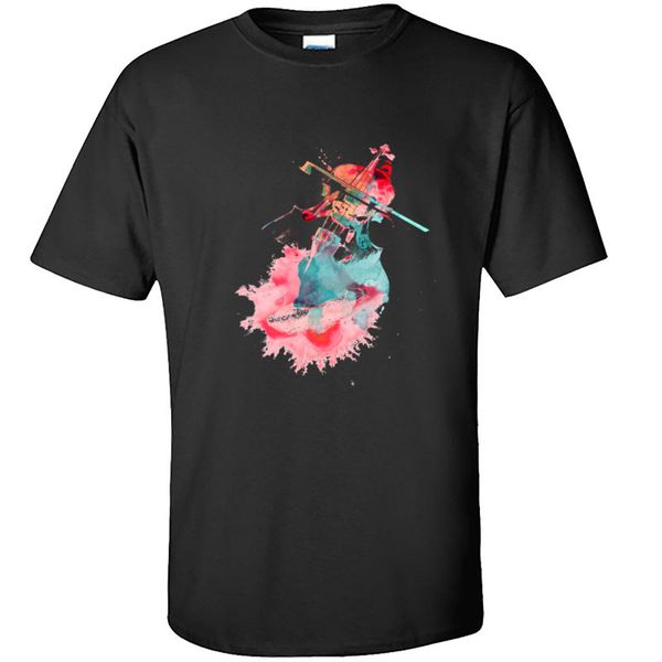 

artiest watercolor painting guitar t shirt mens art of music violin new fashion men tshirts o neck short sleeve cotton tees