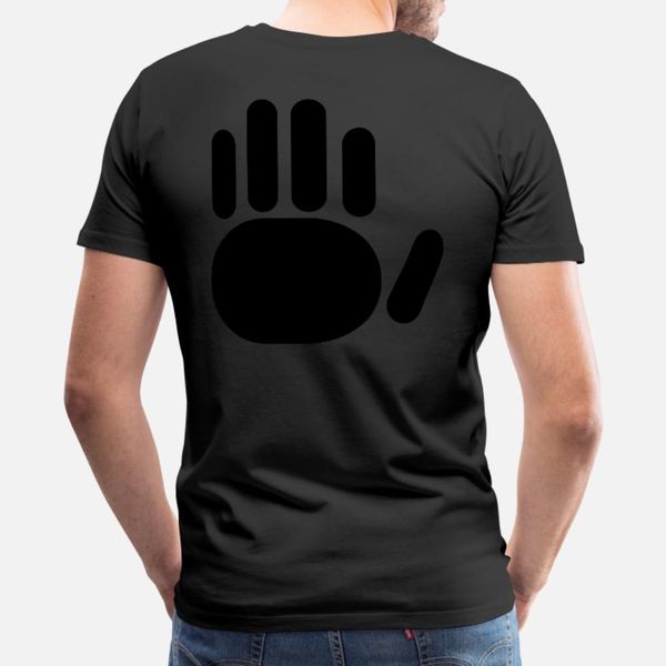 

a really simple hand with five fingers t shirt men fitness tee shirt size s-3xl pattern fitness humor summer cool shirt