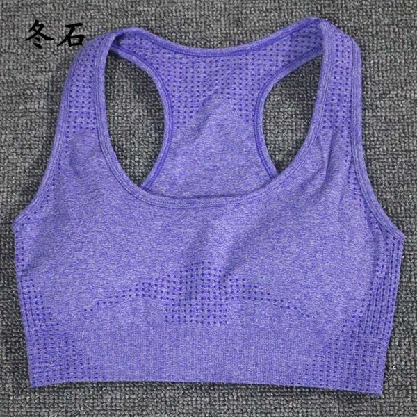 

5 colors vital seamless yoga bra women fitness cropped padded push up sports bra gym brassiere workout racerback active wear, White;black