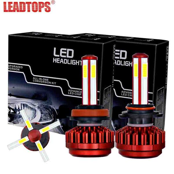 

lead 2pcs h7 h4 h8 led headlight bulb 9003 9006 9005 cob 80w 8000lm all in one led headlights car light 6500k 12v 24v ab
