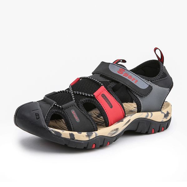 

mountain luxury casual breathable homme plage on samool sandles 44 sandalias de playa sandals sandalet shoes 39 sport vietnam s, Black