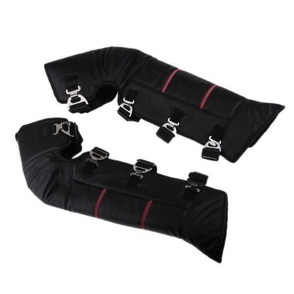 

70cm motorbike pu knee leg warm protector motocross knee pads scooter e-bike