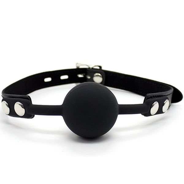 

black open breathable mouth ball diameter 1 1/2" legth 15"-23"training ball