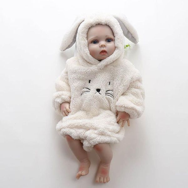 

infant baby boys girls cat print ear thick warm bodysuit halloween clothes newborn baby costume romper 2020 autumn winter, Blue