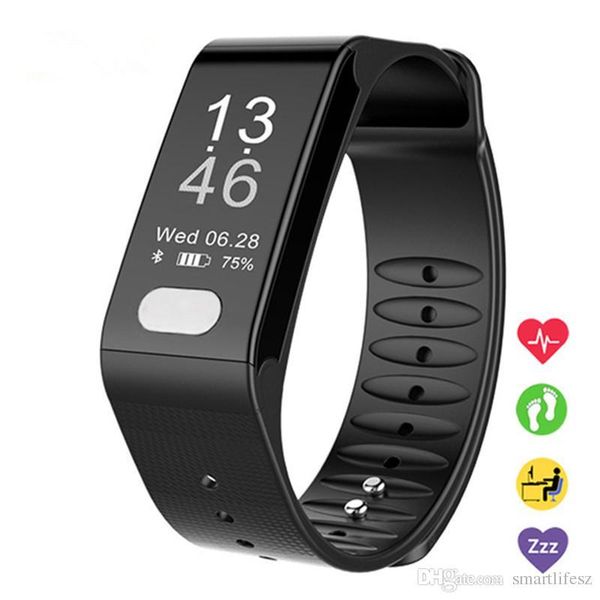 

cgjxssmart band t6 heart rate monitor blood pressure fitness bracelet ip66 waterproof pedometer smart wristband for android ios
