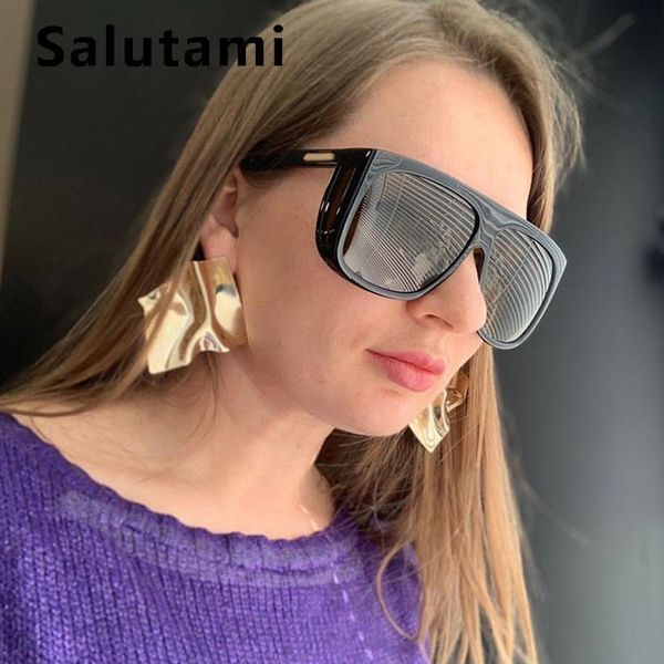 

thick square frame sunglasses for men 2020 red green sun glasses women rivet one piece shades ins new fashion, White;black