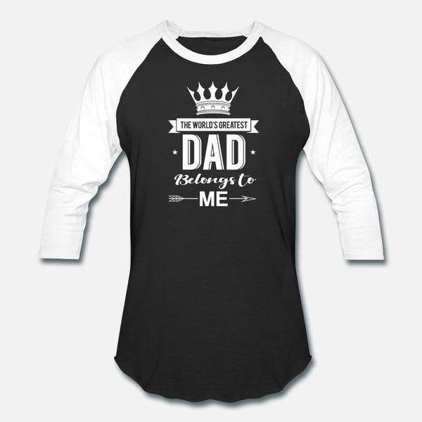 

worlds greatest dad belongs to me t shirt men designer tee shirt crew neck family fit new style summer style vintage shirt