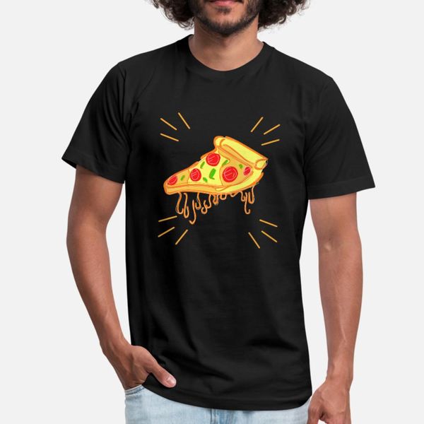 

pizza t shirt men create short sleeve s-xxxl trend sunlight new style spring kawaii shirt
