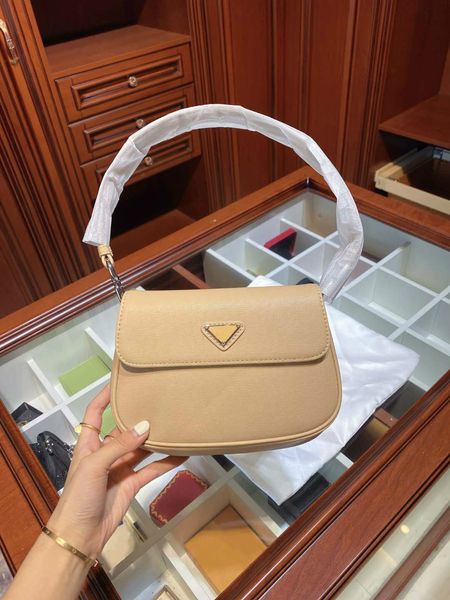 

2021 Women's Handbag Baguette Fine Full Cowhide Texture Small Size High Quality New Fashion Bag Solid Color with Gift Box #P.D.A. Bags