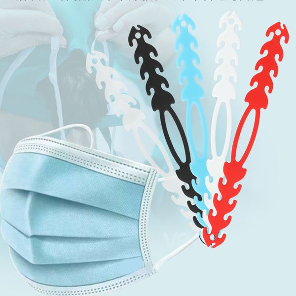 

2020 adjustable anti-slip mask ear grips face mask ear hooks comfortable comfortable adjustable ear strap silicone extension mask hook