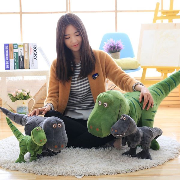 

popular cute simulation dinosaurs tyrannosaurus plush toy doll baby sleeping pillow accompany baby sleeping boy girl baby toy