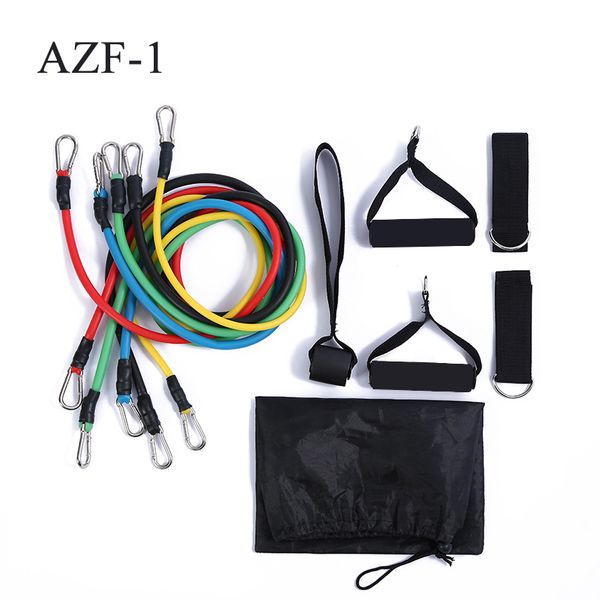 

11pcs resistance bands tube set stretch training rubber expander труба эластичный тросовый bands
