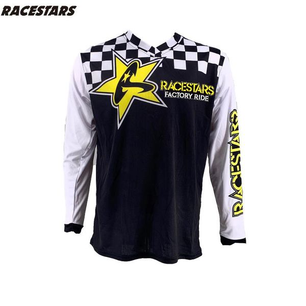 

racestar 2020 motocross jersey downhill camiseta ropa mtb mx mountain bike dh shirt mx equipement moto jersey bicycle cycling, Black;red