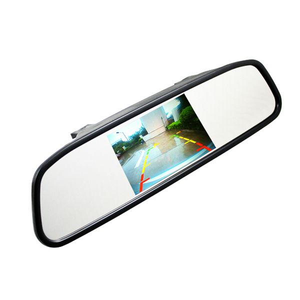 

4.3" 4.3 inch tft lcd color car rear view mirror monitor video dvd player car audio auto for reverse camera