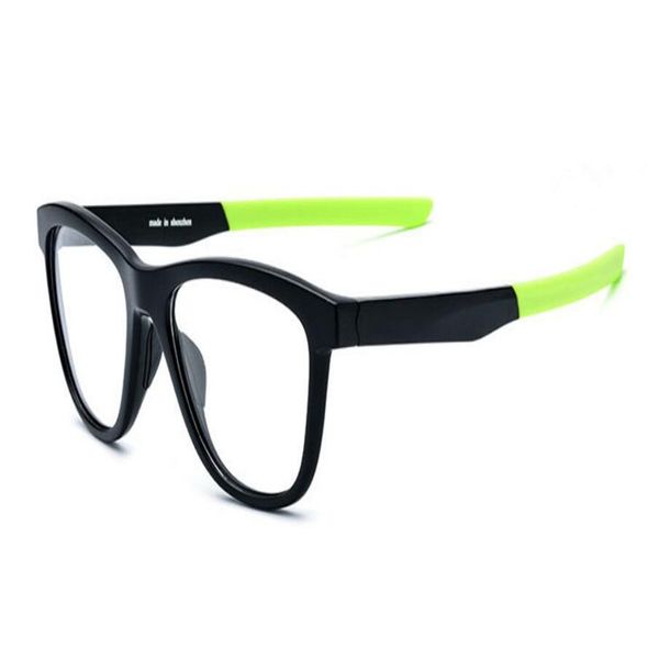 

brand design fashion full rim acetate tr90 aspherical lens optical eyewear frame anti-radiation goggle reading eyeglasses, White;black