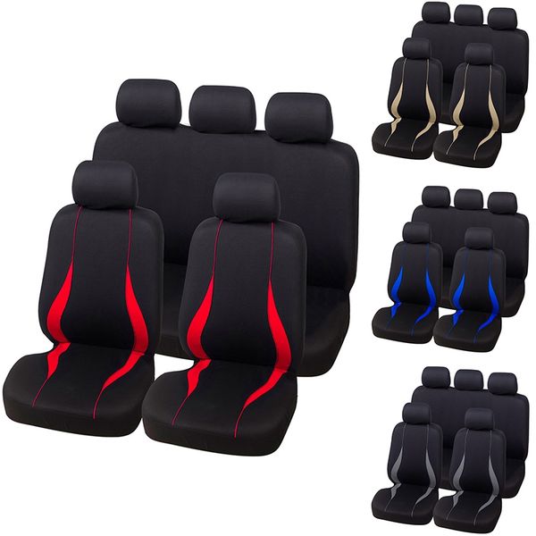 

car seat covers 9pc/set universal interior accessories protectors compatible