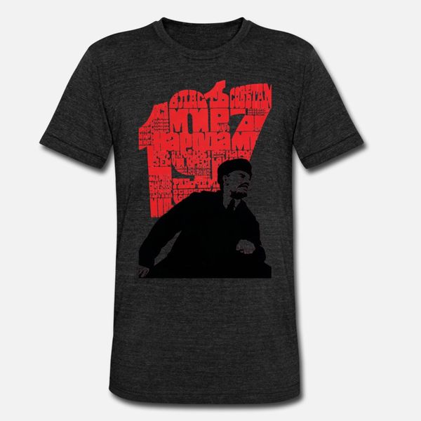 

1917 revolution lenin retro vintage soviet propaga t shirt men custom tee shirt round collar clothing fitness comfortable shirt