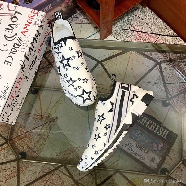 

2020luxury designer fashion men's and women's casual sneakers, comfortable wild couple shoelace box multiple colorsas, Red;white