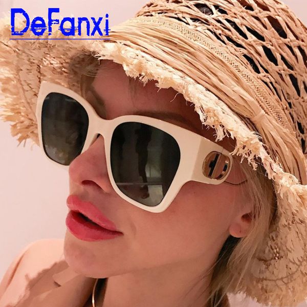 

hollow out frame vintage sunglasses women 2020 punk luxury oversized glasses new white sunglasses oculos feminino de sol, White;black