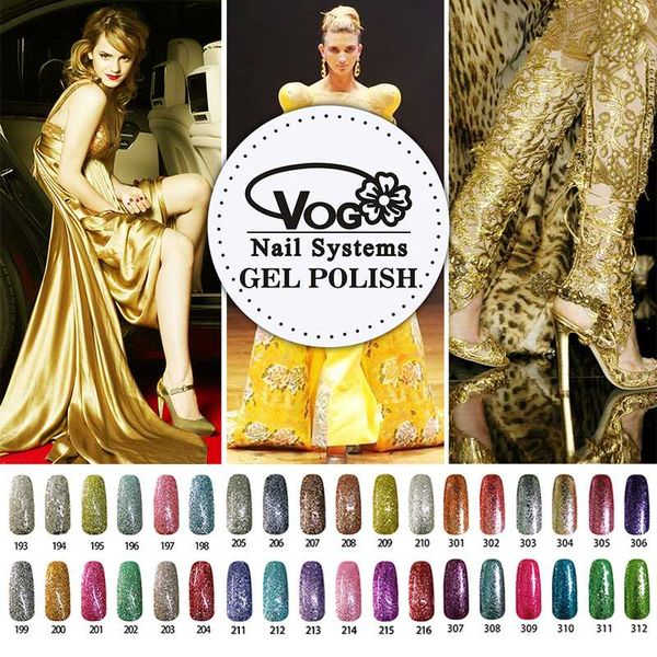 

nail gel 6ml 6pcs gold platinum polish 24 colors for choice, Red;pink