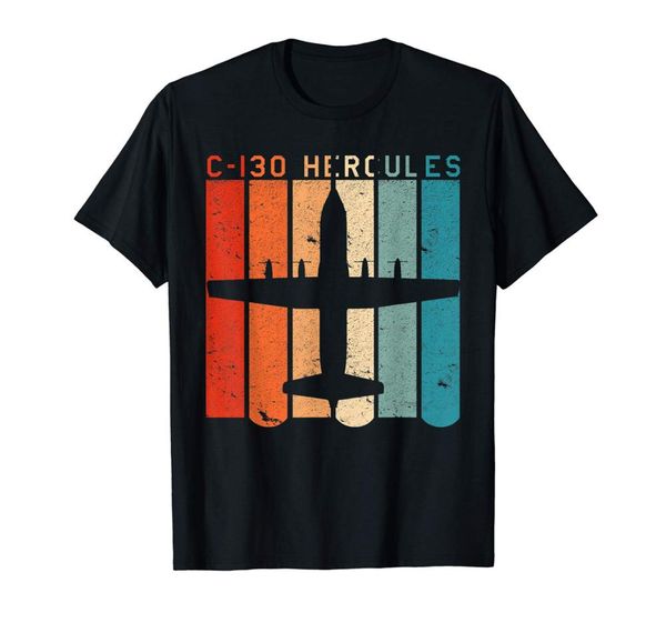 

hercules airplane retro vintage style aviation t-shirt new summer men cotton cool short sleeve tee shirts streetwear
