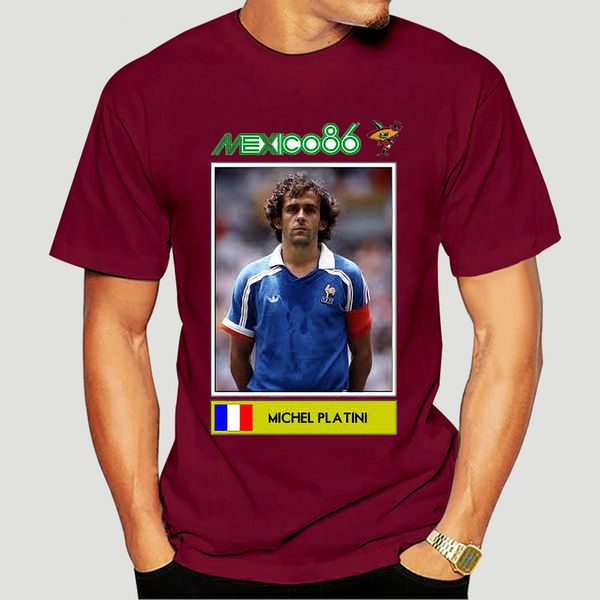 

t shirt t-shirt michel platini mexico 86 panini tshirts wo t-shirt-1652d