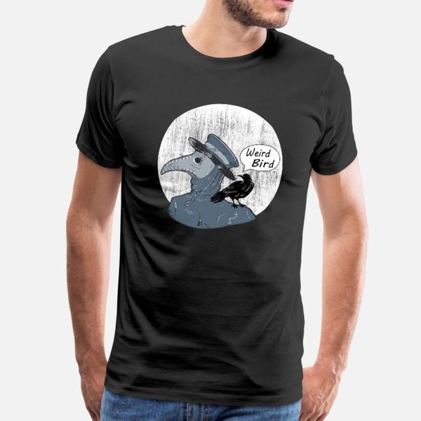 

plague doctor and crow t shirt men designing cotton s-xxxl gents interesting breathable spring autumn standard shirt