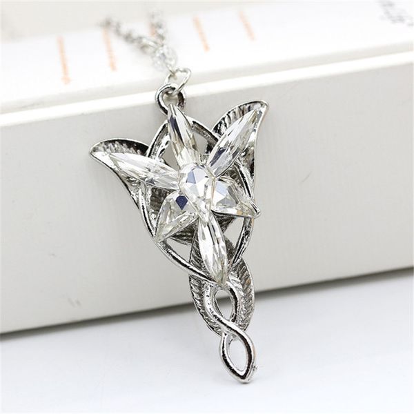 

chokers fashion the of rin gs necklace evening star pendant crystal for women men gift, Golden;silver