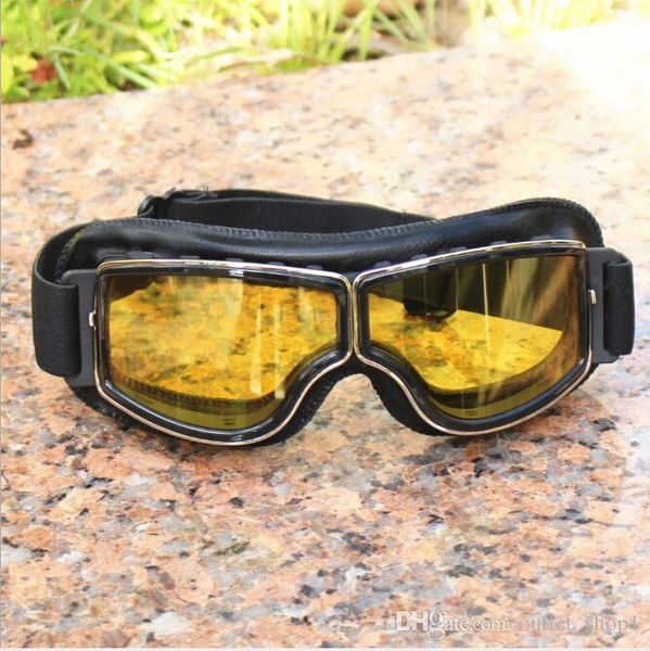 

halley motorcycle goggles bike glasses half face helmets goggles retro jet open face helmet eyewear war game outdoor sunglasses
