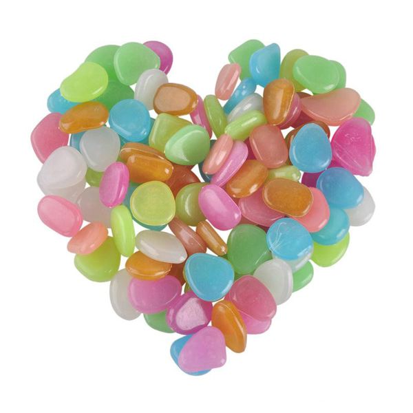 

glow in the dark stones decor garden outdoor pebble luminous rocks blue piedra luminosa pretty stylish attractive creative luminous stone