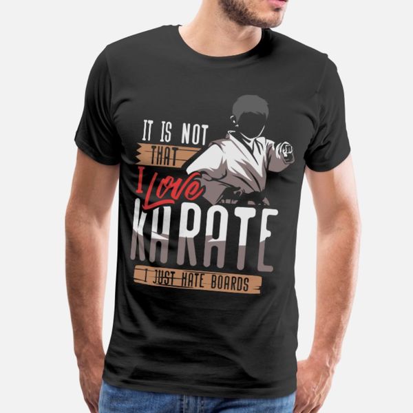 

karate martial arts t shirt men character cotton s-xxxl standard crazy funny spring normal shirt