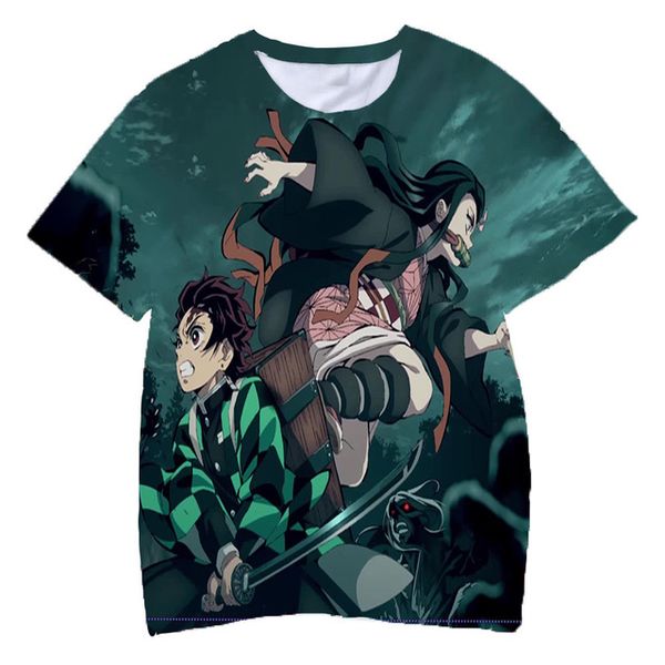 

3d cartoon demon slayer anime ghost blade boy gifts for 3d print shirts hippie humor humor men clothing