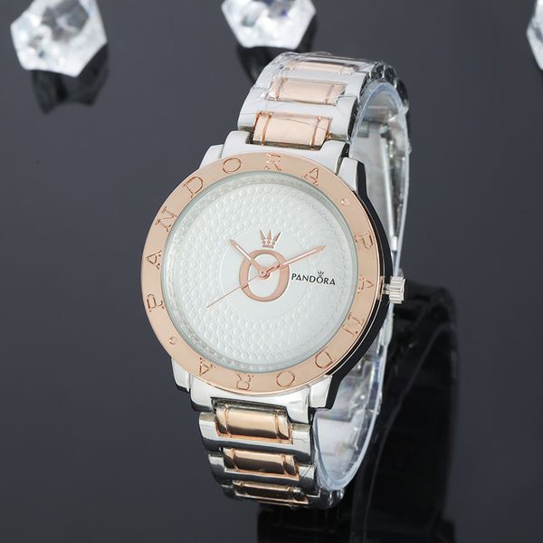 

2020 luxury women watches pandora ladies watch rose gold bracelet dress gift watches bracelet new watch big bang, Slivery;brown