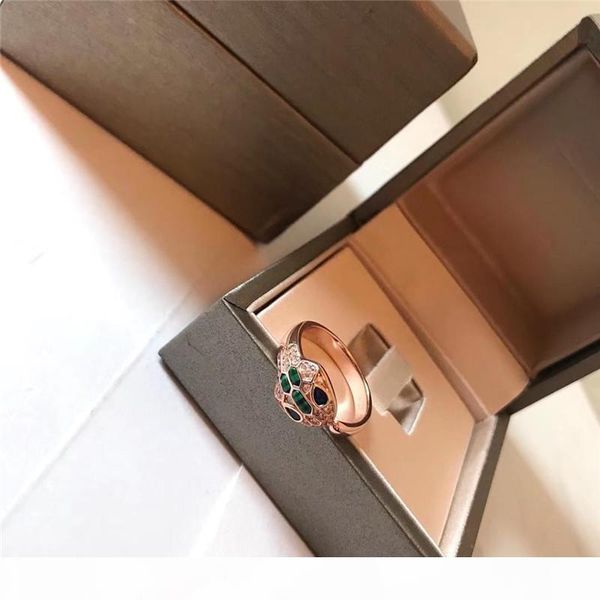 

women ring jewelry s925 sterling silver diamond snake shaped gemstone opening snake ring woman engagement ring