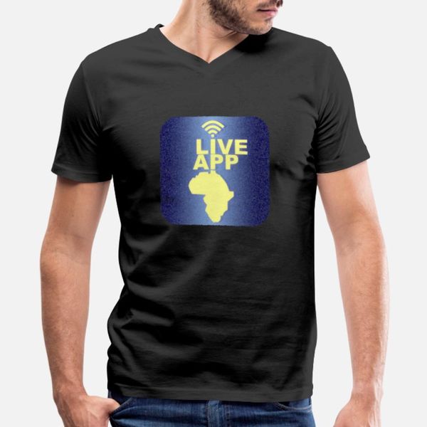 

live app t shirt men famous tee shirt round neck gents famous casual summer style novelty shirt