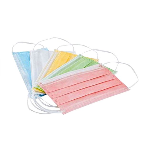 

disposable cover colorful mask 3 dustproof children mask fa fa kids protective layers masks girl boy upaho mouth and kivnt pooel