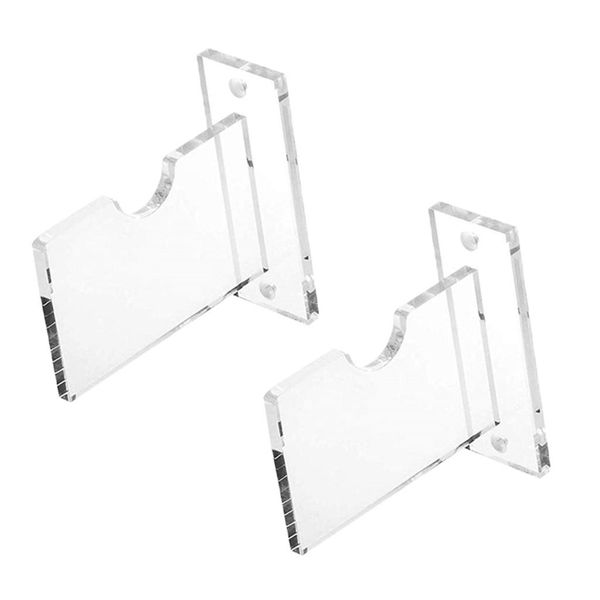 

1 set acrylic hockey stick wall mount display rack hockey game accessory