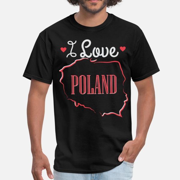 

poland t shirt men custom 100% cotton plus size 3xl costume fitness casual summer formal shirt