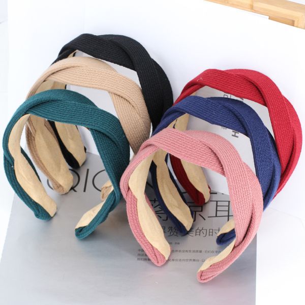 

wool twist hairband headband for women girls hair accessories