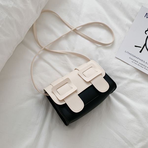 

casmor flag bag lady 2020 new pu casual fashion shoulder bags patchwork simple designer mini match crossbody bags women