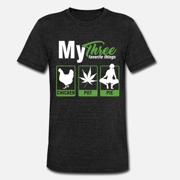 

funny pot smoker my three favorite things kush t shirt men graphic 100% cotton s-xxxl trend graphic funny spring trend