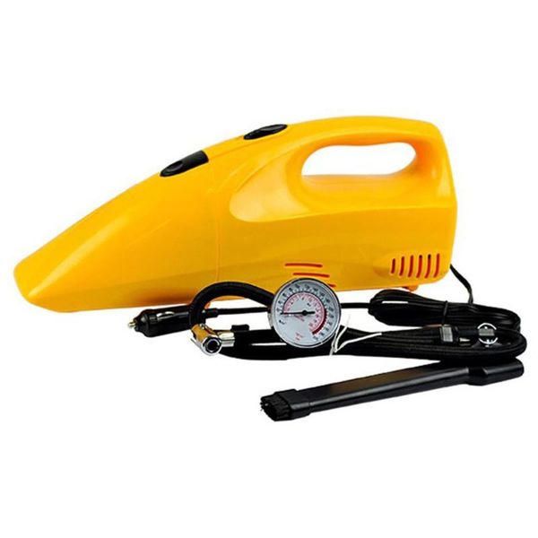 

car vacuum cleaner abs plastic two-in-one tire pressure gauge air pump multifunctional high power vacuum cleaner 1 set