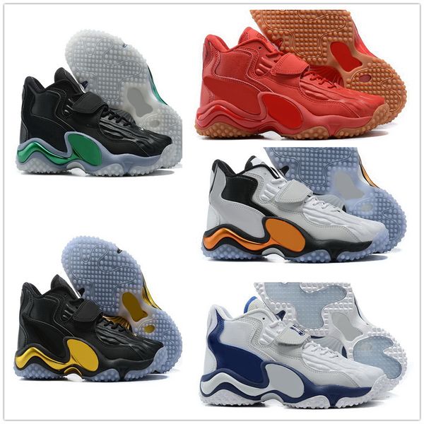 

20th anniversary zoom turf jet 97 sanders basketball shoes training sneakers youfine wholesale discount sports running shoes walking, White;red