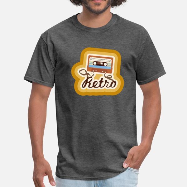 

retro cassette t shirt men проектировщик 100% хлопок размер s-3xl нормальная фитнес смешной летний стиль тонкая рубашка