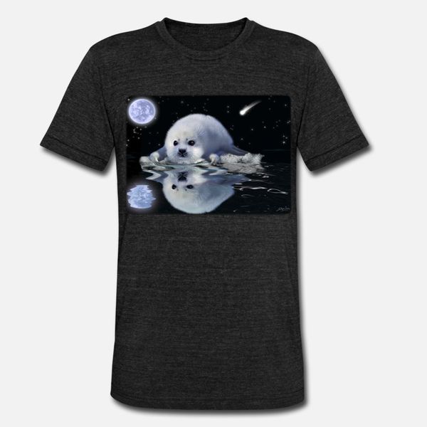 

destiny harp seal t shirt men personalized short sleeve round collar formal famous fashion summer normal shirt