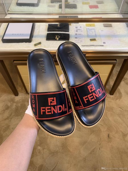 

2020 latest red leather casual slippers men's casual shoes fashion trend comfortable shoe size 38-45 type 39745400601